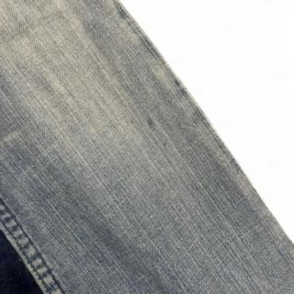 Reworked Miss Me Y2K Studded Denim Maxi Skirt Navy/Blue Size 26 - Picture 7 of 8